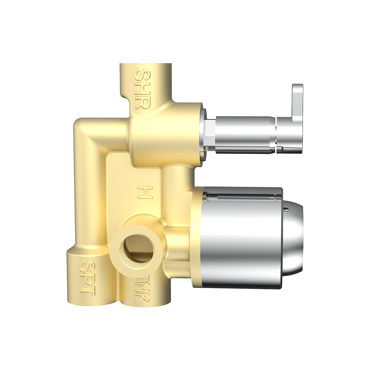 Premium bathroom fixture with chrome finish.